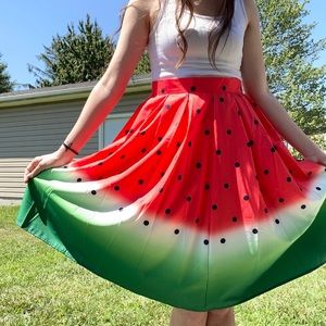Cute Watermelon Skirt 🍉